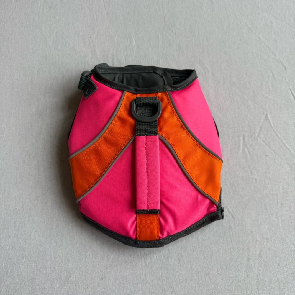 Doggy Life Vest Pink and Orange